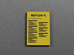 Zeige Details für Fahrplan Abfahrt klein Bild von Fahrplan Abfahrt klein