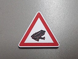 Zeige Details für Verkehrsschild Achtung Amphibienwanderung  Bild von Verkehrsschild Achtung Amphibienwanderung