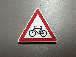 Bild von Verkehrsschild Achtung Radfahrer