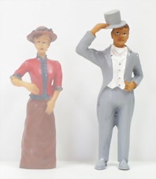 Show details for Festively man with top hat Picture of Festively man with top hat