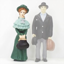 Show details for Fine lady with a bag Picture of Fine lady with a bag