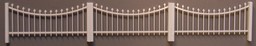 Show details for Curved fence, 1:32 Picture of Curved fence, 1:32