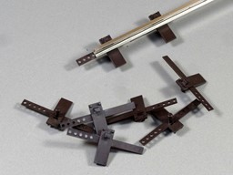 Show details for Rail chairs code 250 for turnout, 50 pieces Picture of Rail chairs code 250 for turnout, 50 pieces