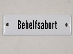 Show details for Plate Behelfsabort Picture of Plate Behelfsabort