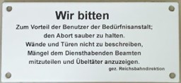 Zeige Details für Wir bitten zum Vorteil der Benutzer... Bild von Wir bitten zum Vorteil der Benutzer...