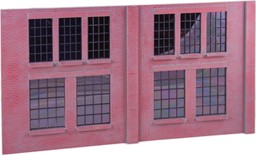 Zeige Details für Fabrikfassade mit geraden Fenstern mittel/groß Bild von Fabrikfassade mit geraden Fenstern mittel/groß