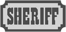 Zeige Details für Schild "Sheriff" Bild von Schild "Sheriff"