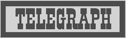 Zeige Details für Schild "Telegraph" Bild von Schild "Telegraph"