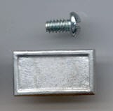 Zeige Details für Nummernplatte rechteckig Bild von Nummernplatte rechteckig