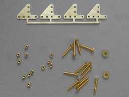 Zeige Details für Rollentürbeschlag Knotenblech, Set Bild von Rollentürbeschlag Knotenblech, Set