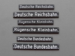 Show products in category Signs on locomotive and wagon Picture for category Signs on locomotive and wagon
