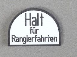 Zeige Details für Rangierhalttafel Ra 10, 1:32 Bild von Rangierhalttafel Ra 10, 1:32