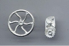 Show details for Brake wheel and lock Picture of Brake wheel and lock