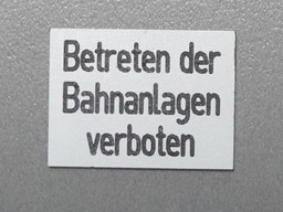 Bild von Betreten der Bahnanlagen verboten