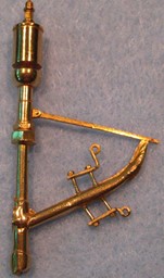 Show details for Steam whistle, brass polished, large Picture of Steam whistle, brass polished, large