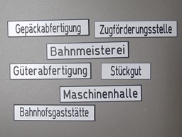 Zeige Details für Bahnbetriebs-Schilder Bild von Bahnbetriebs-Schilder
