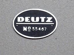 Show details for Loco sign Deutz Picture of Loco sign Deutz
