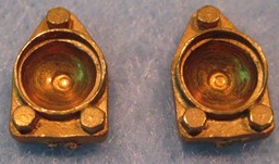 Show details for Poling pocket, brass for end beams Picture of Poling pocket, brass for end beams