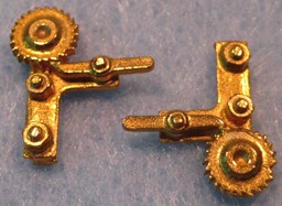 Show details for Ratchet and pawl, brass Picture of Ratchet and pawl, brass