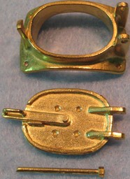 Show details for Working firedoor, brass for vertical Picture of Working firedoor, brass for vertical