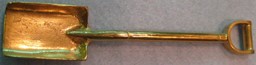 Show details for Coal shovel, brass Picture of Coal shovel, brass