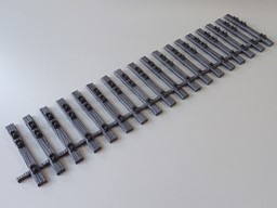 Show details for Quicksticks ties 500mm three-rail track 45/64mm Picture of Quicksticks ties 500mm three-rail track 45/64mm