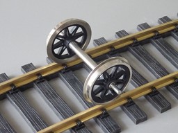 Show details for Wheel set v-spokes,45mm for 64mm gauge Picture of Wheel set v-spokes,45mm for 64mm gauge