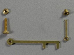 Show details for Door bolt Reichsbahn 2 hooks Picture of Door bolt Reichsbahn 2 hooks
