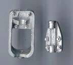Show details for Upper/lower brake staff brackets for box/cattle cars Picture of Upper/lower brake staff brackets for box/cattle cars