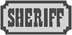Bild von Schild "Sheriff"