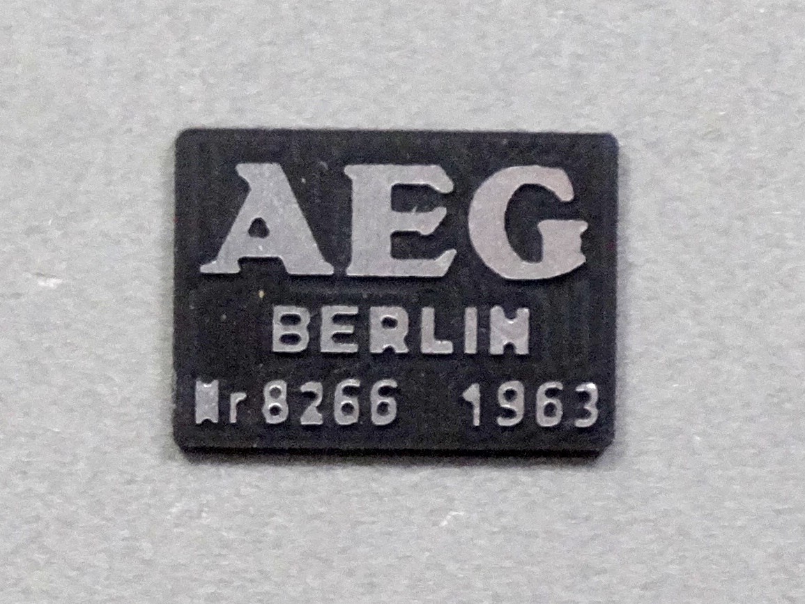 Picture of Loco sign AEG Berlin