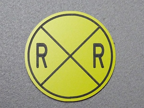 Bild von Railroad Crossing, rund