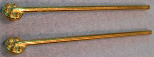 Picture of Pilot brace and flange, brass 5 bolt style