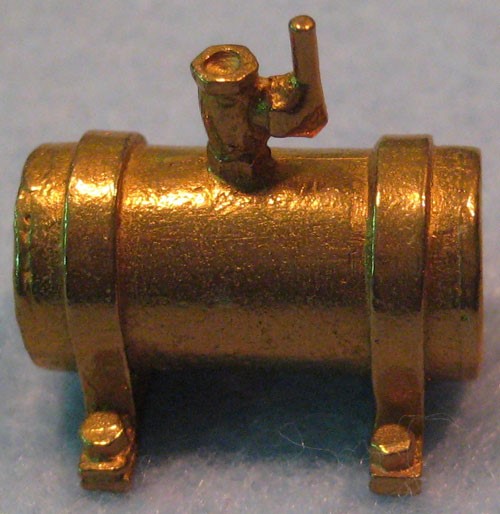 Picture of Air tank, brass small, for tenders, locos and passenger cars