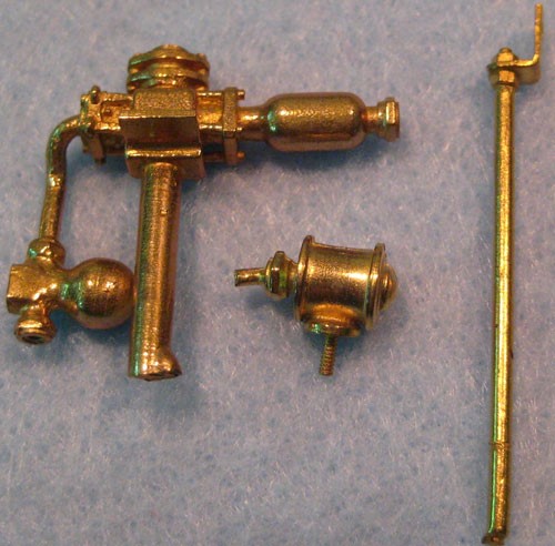 Bild von Kreuzkopf-Wasserpumpe mit Hebelgestänge und Injektor
