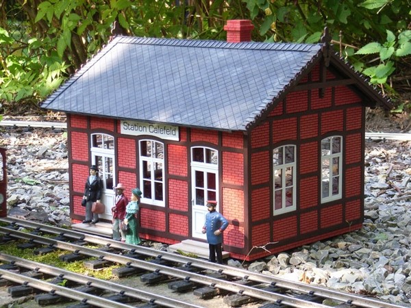 Bild von Bahnhof für die Kleinbahn, "Calefeld"