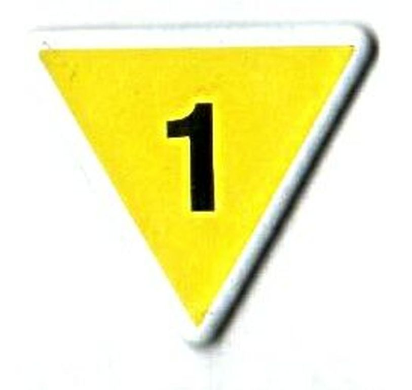 Langsamfahrankündigungsscheibe Lf 1, schwarz,gelb,weiß 40 mm Emaille