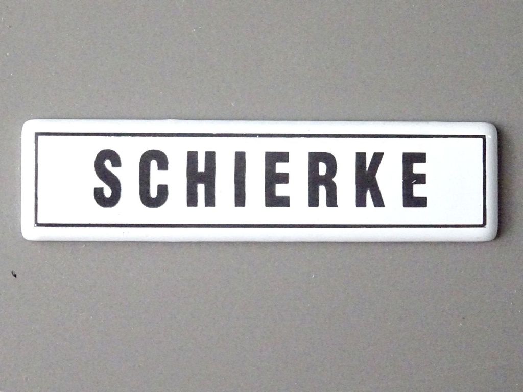 Schierke 80 x 20 mm Emaille