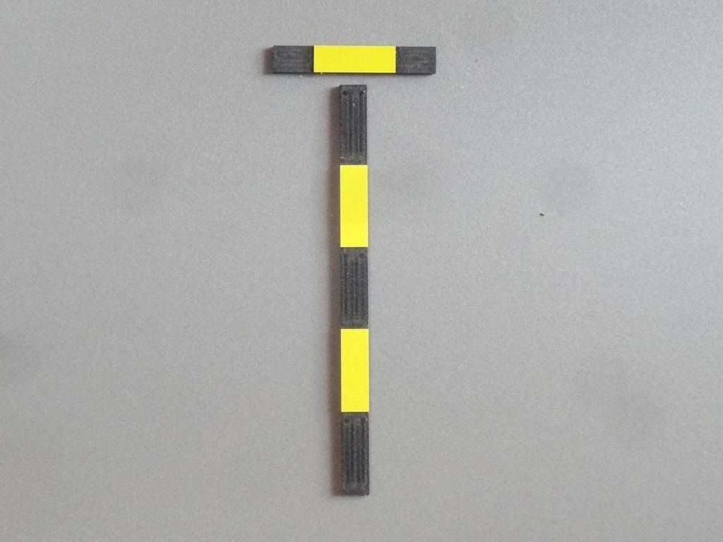 Schnee räumen beenden (Österreich) groß 30 x 5 mm, 2-Schicht-Kunststoff