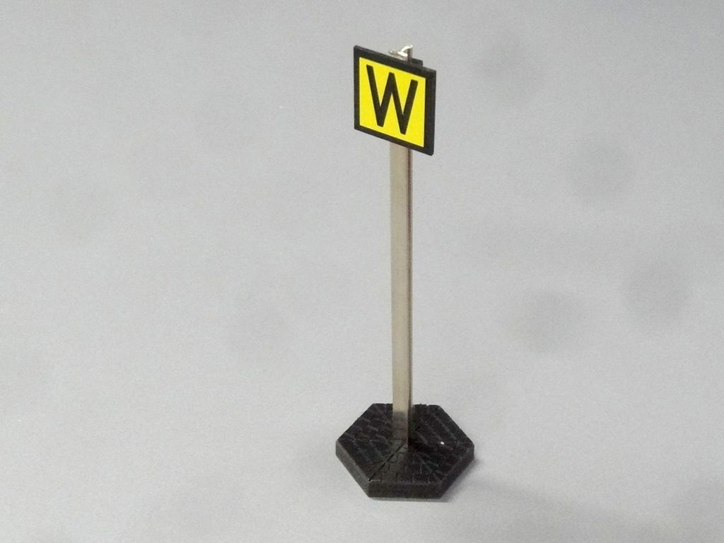 Signaltafel Whistle 22 x 22 mm, 2-Schicht-Kunststoff