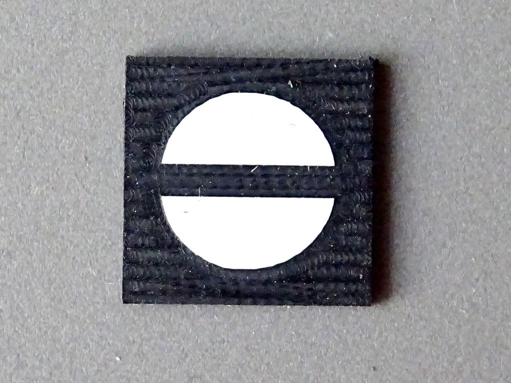 Halt! Fahrverbot Sh 0 16 x 16 mm, 2-Schicht-Kunststoff