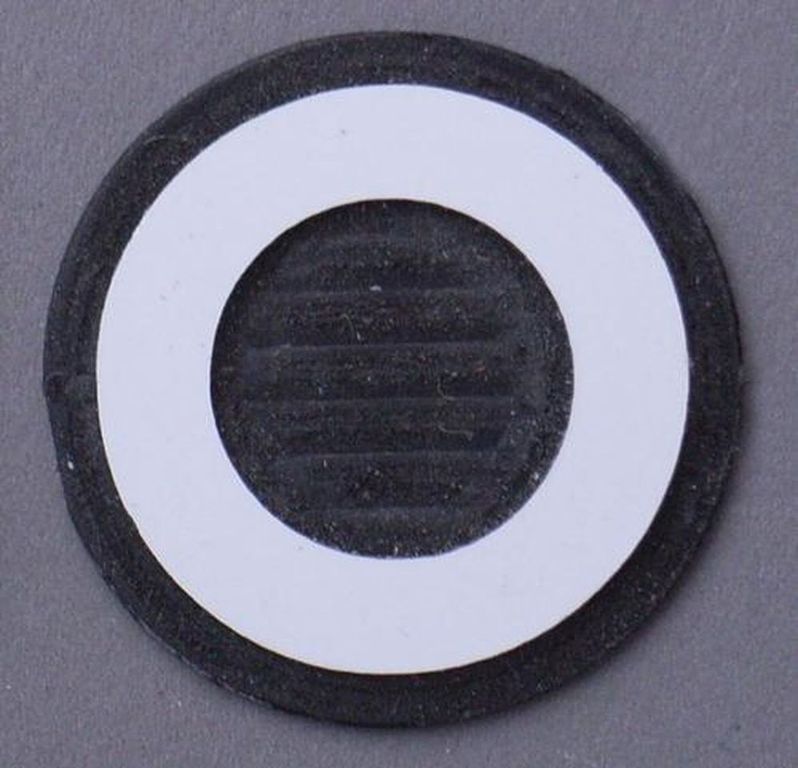 Sperrsignal ÖBB SH 0 D = 25 mm, 2-Schicht-Kunststoff