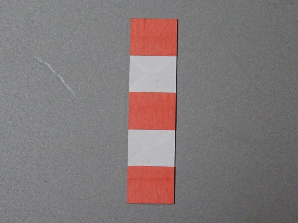 Ankündigungsbake So 17 62 x 17 mm, 2-Schicht-Kunststoff