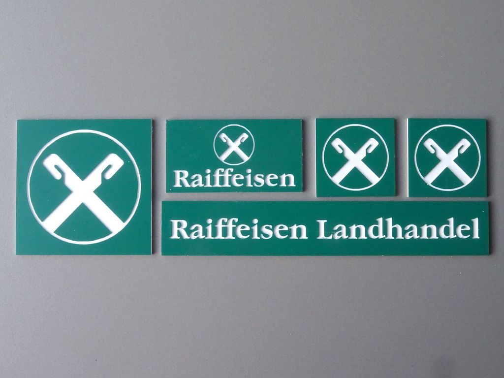 Raiffeisenmarkt Set  2-Schicht-Kunststoff