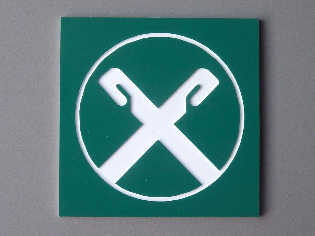 Raiffeisen Logo klein 29 x 29 mm, 2-Schicht-Kunststoff