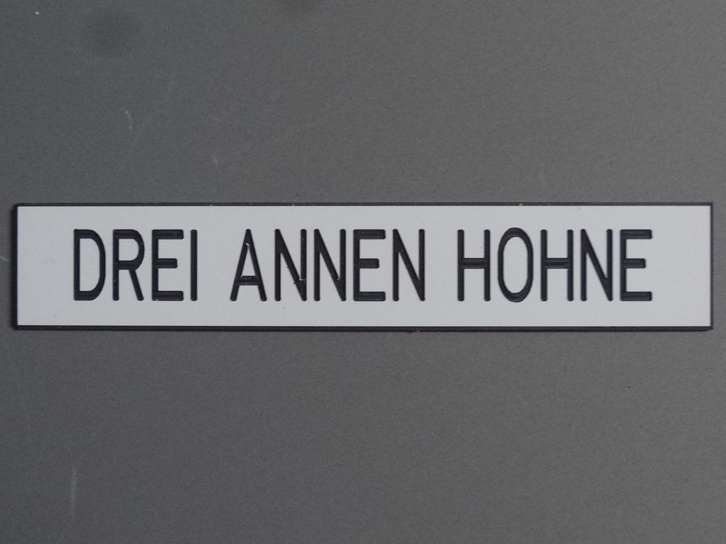 Drei Annen Hohne 110 x 20 mm, 2-Schicht-Kunststoff