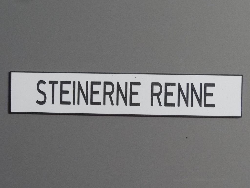 Steinerne Renne 110 x 20 mm, 2-Schicht-Kunststoff