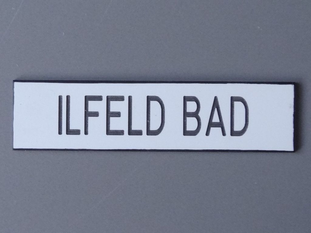Ilfeld Bad 70 x 20 mm, 2-Schicht-Kunststoff