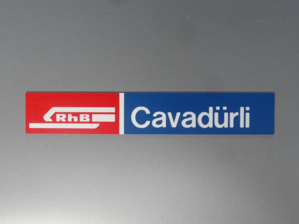 Cavadürli, großes Format 150 x 25 mm, 2-Schicht-Kunststoff