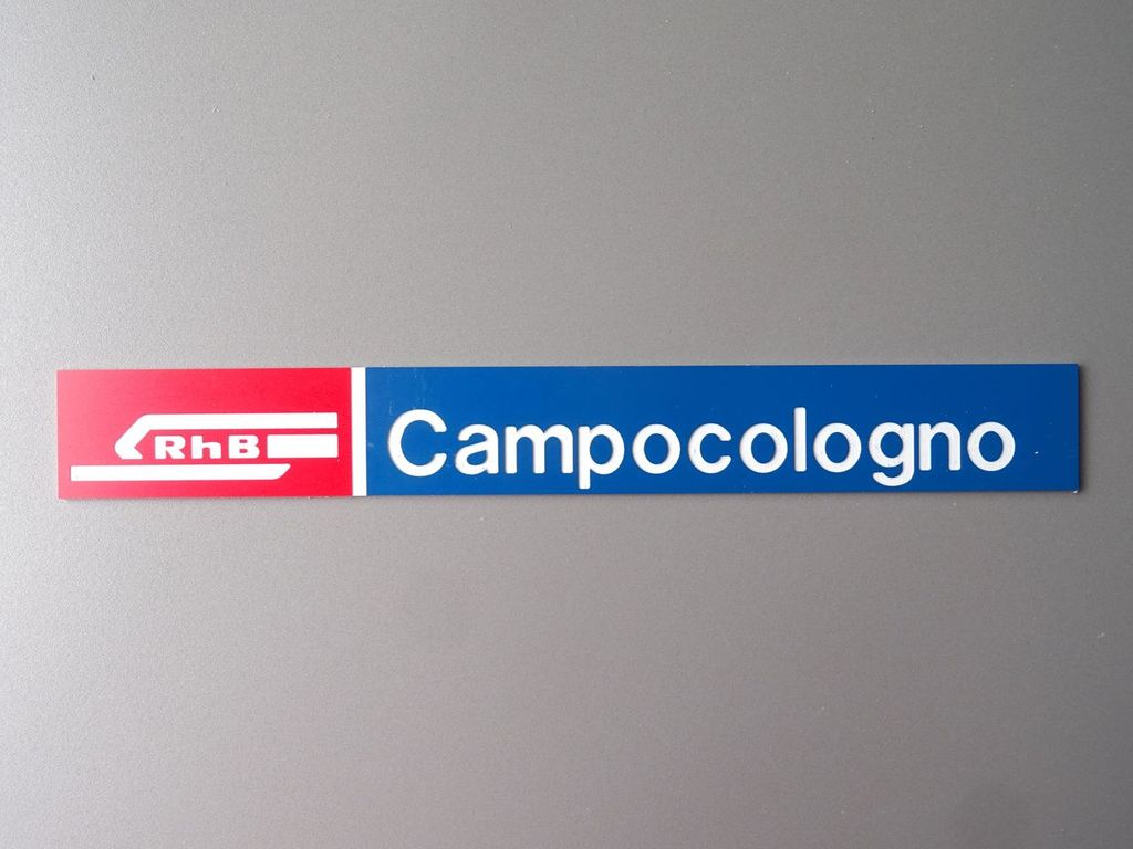 Campocologno, kleines Format 130 x 16 mm, 2-Schicht-Kunststoff